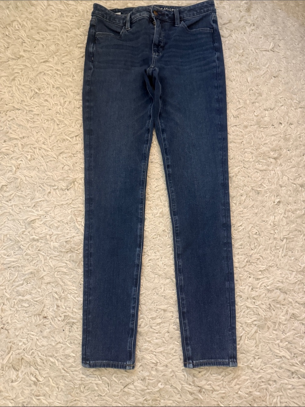 American Eagle Outfitters Dark Blue Women's Skinny Jeans